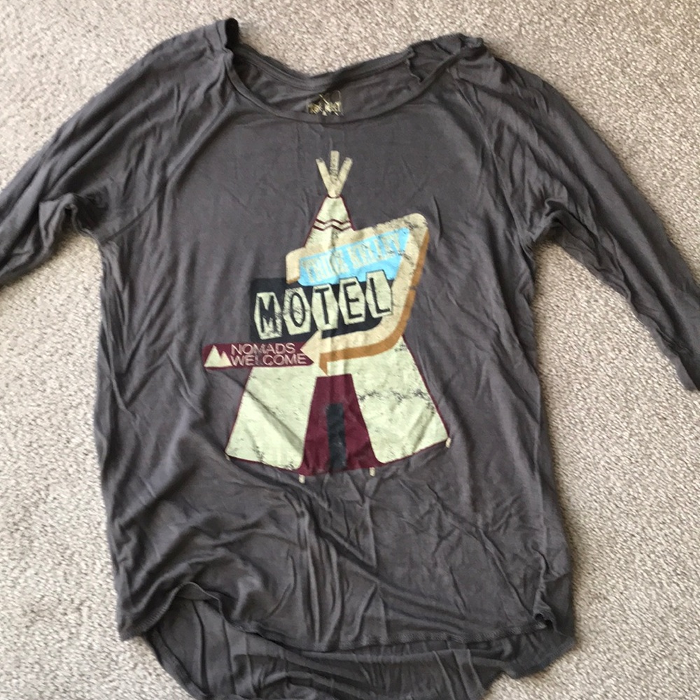 Tribe Kelley 3/4 sleeve ‘Nomads Welcome’ shirt